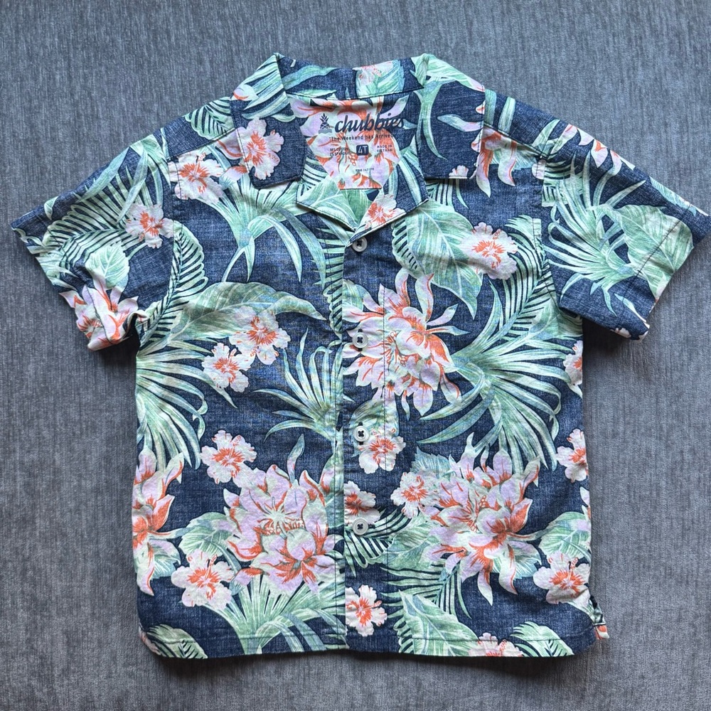 Chubbies boys button down shirt - 4T